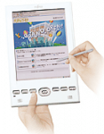 Fujitsu Demo of Cholesteric LCD e-ink Screen – CES 2010