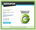 Groupon Adds Some Personalization