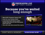 NFL Brings Preseason Games to the Internet