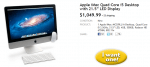 Today Only: 21″ Apple iMac Quad-Core i5 Desktop on Woot