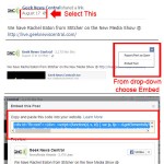 Facebook Adds Embed posts Option